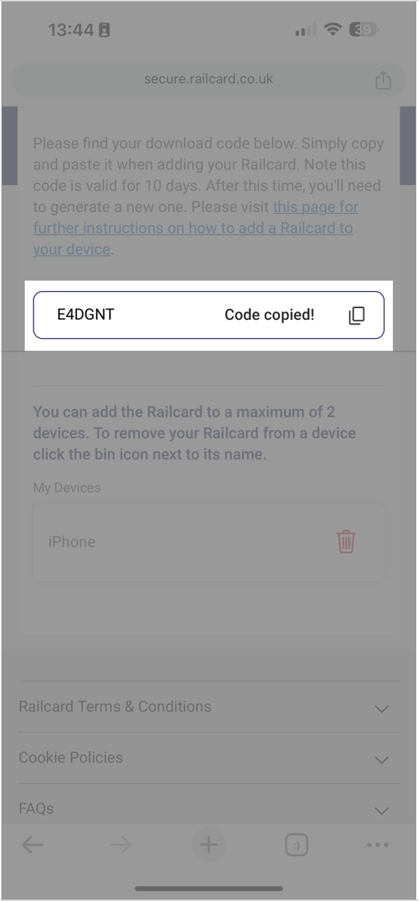 railcard for frequent traveller