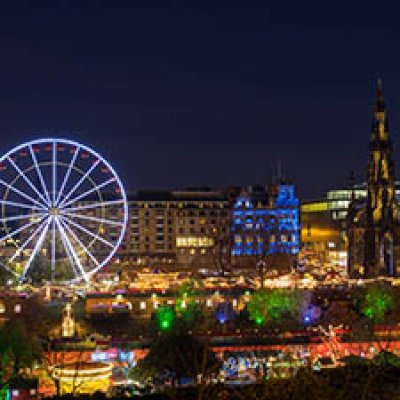 Christmas lights around Britain image