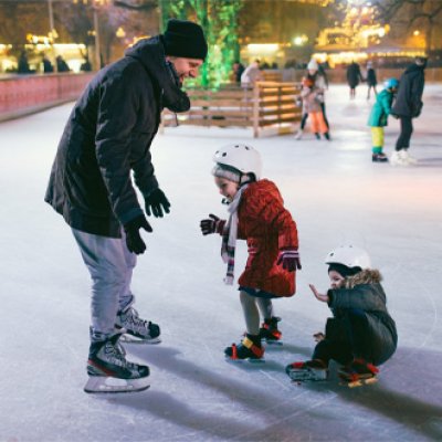 Ice skating fun for all the family image